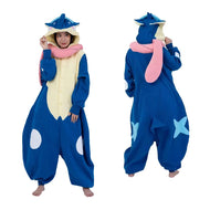 Quajutsu Greninja Onesie Kigurumi Pyjama Cosplay Kostüm für Erwachsene