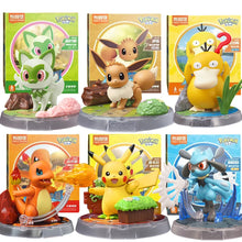 Lade das Bild in den Galerie-Viewer, Pokemon Figuren zum selbstnauen Pikachu Glumanda Enton Evoli u.a .
