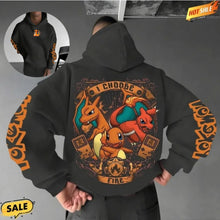 Lade das Bild in den Galerie-Viewer, Glurak Charizard Hoodie Pokemon Pullover
