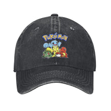 Lade das Bild in den Galerie-Viewer, Dunkle Pokemon Sommer Caps mit Gengar u. a. Motiven
