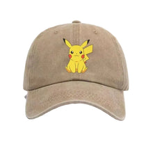 Lade das Bild in den Galerie-Viewer, Pikachu Kinder Cap in Jeans Optik
