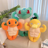 Gym Muskel Pokemon Plüschtiere - Enton, Bisasam oder Glumanda