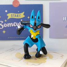 Lade das Bild in den Galerie-Viewer, 7er Set Pokemon Figuren  Pikachu Lucario Jolteon Espeon Psyduck
