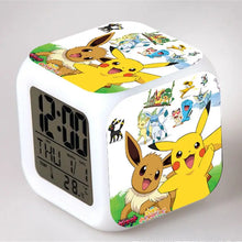 Lade das Bild in den Galerie-Viewer, Pokemon Anime Wecker mit LED und Alarm Funktion in vielen Motiven
