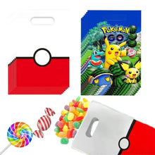 Lade das Bild in den Galerie-Viewer, 10 Stk. Pokemon  Geburtstagstüten Tasche
