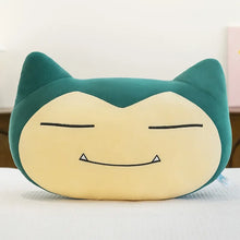 Lade das Bild in den Galerie-Viewer, Plüschiges Relaxo Snorlax Kissen (35-55cm) als Deko oder zum kuscheln
