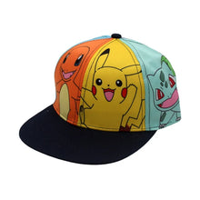 Lade das Bild in den Galerie-Viewer, Bunter Pikachu Baseball Cap Sommer Mütze
