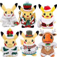 Pikachu Kuscheltier in weihnachtlichen Motiven