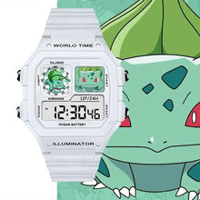 Lade das Bild in den Galerie-Viewer, Pokémon Digitale Kinderuhr für Jungen und Mädchen, elektronische Uhr mit Wecker und Timer
