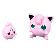 Lade das Bild in den Galerie-Viewer, Pummeluff Jigglypuff, Fluffeluff, Knuddeluff Evolution Entwicklungen Figuren Set
