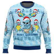 Cooler Schiggy Squirtle Weihnachts Pullover (Kinder / Erwachsene)