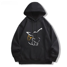Lade das Bild in den Galerie-Viewer, Pikachu oder Evoli Eevee Kapuzzenhoodie
