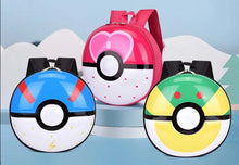 Lade das Bild in den Galerie-Viewer, Kinder  Rucksack im Pokeball Aussehen - viele Motive

