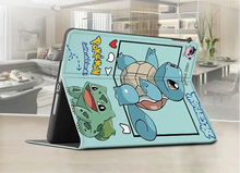 Lade das Bild in den Galerie-Viewer, Pokemon iPad Air Pro Smartcover mit Pikachu, Bisasam, Schiggy, Pummeluff Motiven

