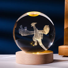 Lade das Bild in den Galerie-Viewer, Pokemon Kristallkugel mit LED Licht, Geschenkidee, viele Pokemon Motive
