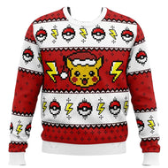 Weihnachts Pikachu Pokemon Pullover