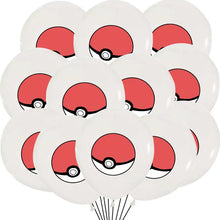 Lade das Bild in den Galerie-Viewer, Bunte Luftballons (12 oder 24 Stk.) für die Pokemon Geburtstagsfeier

