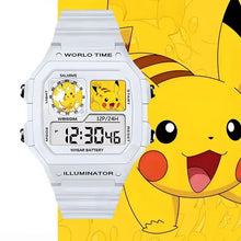 Lade das Bild in den Galerie-Viewer, Pokémon Digitale Kinderuhr für Jungen und Mädchen, elektronische Uhr mit Wecker und Timer
