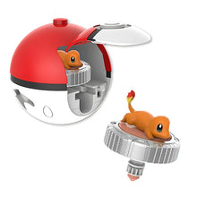 Lade das Bild in den Galerie-Viewer, Pokemon Ball Spinning Spielzeug Pokeball mit Figur
