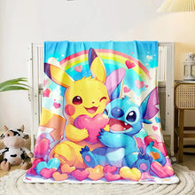 Lade das Bild in den Galerie-Viewer, Kuschelige Decken mit Pokemon Motiven zum kuscheln und wohlfühlen
