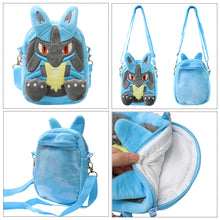 Lade das Bild in den Galerie-Viewer, Plüschige Taschen und Rucksäcke mit Pokemon Motiven
