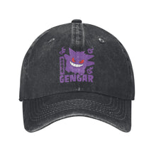 Lade das Bild in den Galerie-Viewer, Dunkle Pokemon Sommer Caps mit Gengar u. a. Motiven
