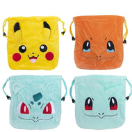 Plüsch Tasche mit Kordel in Pokemon Motiven