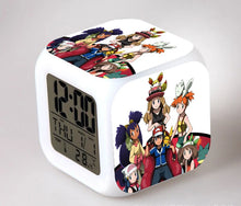 Lade das Bild in den Galerie-Viewer, Pokemon Anime Wecker mit LED und Alarm Funktion in vielen Motiven
