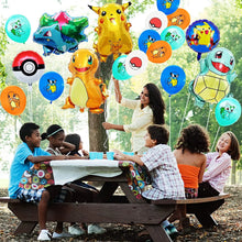 Lade das Bild in den Galerie-Viewer, Geburtstagsfeier Pokemon Becher, Teller, Servietten, Tischdecke Set (79 teile)
