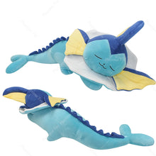 Lade das Bild in den Galerie-Viewer, Niedliches schlafendes Aquana Vaporeon Kuschel Pokemon (ca. 65cm)
