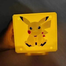 Lade das Bild in den Galerie-Viewer, Pokemon Pikachu Nachtlicht Lampe in Würfelform (10*10*10cm)
