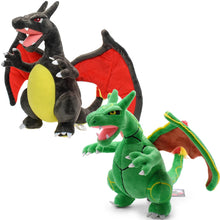 Lade das Bild in den Galerie-Viewer, Glurak Plüsch Pokemon in verschiedenen Formen, Mega Y, Mega X, Schillernd uvm.
