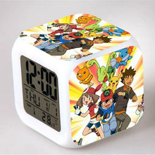 Lade das Bild in den Galerie-Viewer, Pokemon Anime Wecker mit LED und Alarm Funktion in vielen Motiven
