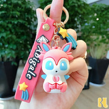 Lade das Bild in den Galerie-Viewer, Evoli Entwicklungen Keychains Anhänger Schlüsselanhänger
