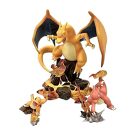 Glurak Charizard Evolution Figuren Set (ca. 13cm)