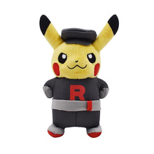 Lade das Bild in den Galerie-Viewer, 6x Pokemon Pikachu Cosplay Plüsch (ca. 20cm) Team Rocket kaufen
