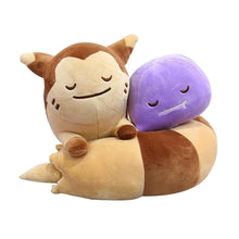 Lade das Bild in den Galerie-Viewer, Furret / Wiesenior mit Ditto Plüschtier (ca. 30cm) kaufen
