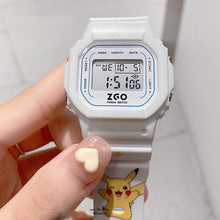 Lade das Bild in den Galerie-Viewer, Pokémon Pikachu digitale Armbanduhr kaufen
