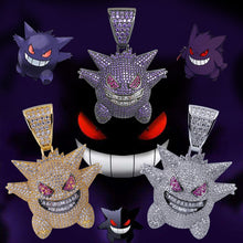 Lade das Bild in den Galerie-Viewer, Gengar Pokemon Hip Hop Halskette kaufen
