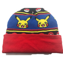 Lade das Bild in den Galerie-Viewer, Pikachu Pokemon Kinder Mütze Beanie kaufen
