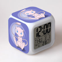 Lade das Bild in den Galerie-Viewer, Pokemon Digital Wecker / Uhr - 7 Farben (19 verschiedene Motive) kaufen
