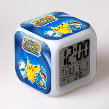 Lade das Bild in den Galerie-Viewer, Pokemon Digital Wecker / Uhr - 7 Farben (19 verschiedene Motive) kaufen
