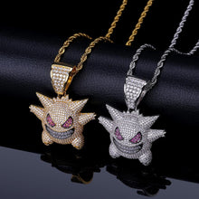 Lade das Bild in den Galerie-Viewer, Gengar Pokemon Hip Hop Halskette kaufen
