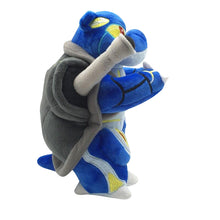 Lade das Bild in den Galerie-Viewer, Mega Turtok Blastoise Pokemon Stofftier (ca. 20cm) kaufen
