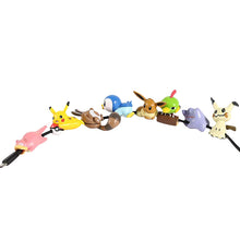 Lade das Bild in den Galerie-Viewer, Mimikyu Eevee Ditto Slowbro Sentret Piplup Natu 8er Set Pokemon Figuren kaufen
