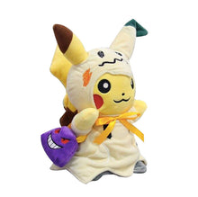Lade das Bild in den Galerie-Viewer, Pikachu Cosplay Mimikyu Q mit Gengar Tasche Kuscheltier Pokemon (ca. 30cm) kaufen
