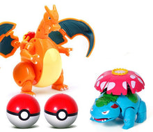 Lade das Bild in den Galerie-Viewer, Takara Tomy Pokemon Poke Ball mit Pokemon Figur kaufen
