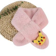 Lade das Bild in den Galerie-Viewer, Pokemon Pikachu Flauschiger Winterschal für Kinder kaufen
