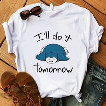 Lade das Bild in den Galerie-Viewer, Pokemon T-Shirt für Frauen / Mädchen Snorlax Togepi Squirtle Japanese T-Shirt kaufen
