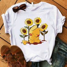 Lade das Bild in den Galerie-Viewer, Pokemon T-Shirt für Frauen / Mädchen Snorlax Togepi Squirtle Japanese T-Shirt kaufen
